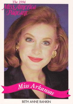 1994 Miss America Pageant Contestants #4 Beth Anne Rankin Front