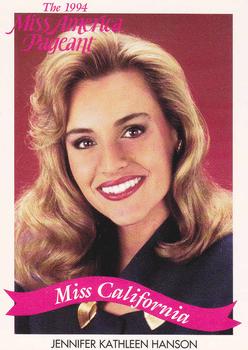 1994 Miss America Pageant Contestants #5 Jennifer Kathleen Hanson Front