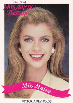 1994 Miss America Pageant Contestants #19 Victoria Reynolds Front