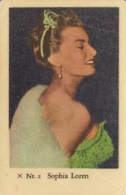 1958 Dutch Gum X Nr. Set #2 Sophia Loren Front