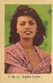 1958 Dutch Gum X Nr. Set #12 Sophia Loren Front