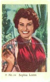 1958 Dutch Gum X Nr. Set #22 Sophia Loren Front