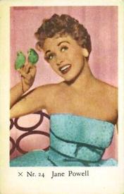 1958 Dutch Gum X Nr. Set #24 Jane Powell Front