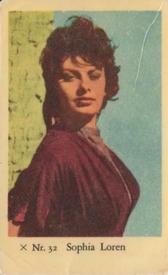 1958 Dutch Gum X Nr. Set #32 Sophia Loren Front