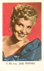 1958 Dutch Gum X Nr. Set #114 Judy Holliday Front