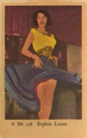 1958 Dutch Gum X Nr. Set #158 Sophia Loren Front