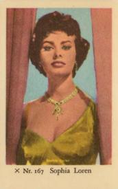 1958 Dutch Gum X Nr. Set #167 Sophia Loren Front