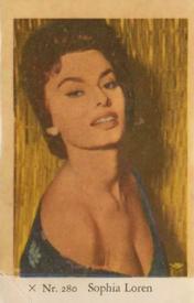 1958 Dutch Gum X Nr. Set #280 Sophia Loren Front