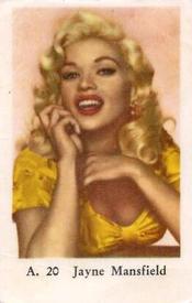 1959 Dutch Gum A Series (A Serif) #A.20 Jayne Mansfield Front