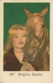 1959 Dutch Gum A Series (A Serif) #287 Brigitte Bardot Front