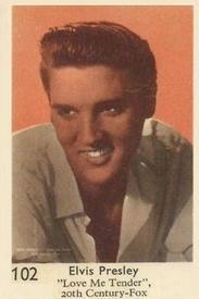 1957 Dutch Gum Large Number Series #102 Elvis Presley Front
