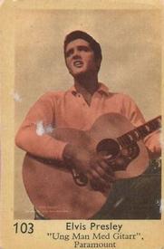 1957 Dutch Gum Large Number Series #103 Elvis Presley Front