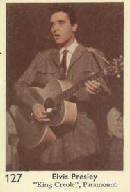 1957 Dutch Gum Large Number Series #127 Elvis Presley Front