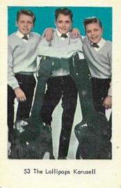 1964 Dutch Gum Set 1 #53 The Lollipops Karusell Front