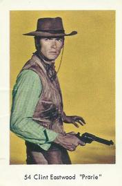1964 Dutch Gum Set 1 #54 Clint Eastwood Front