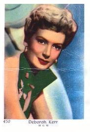 1955 Dutch Gum Set 8 (Numbered) #450 Deborah Kerr Front