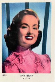 1955 Dutch Gum Set 8 (Numbered) #498 Ann Blyth Front