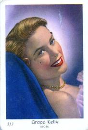 1955 Dutch Gum Set 8 (Numbered) #513 Grace Kelly Front