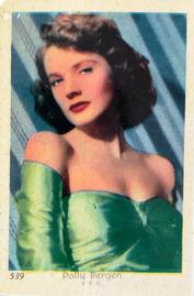 1955 Dutch Gum Set 8 (Numbered) #539 Polly Bergen Front