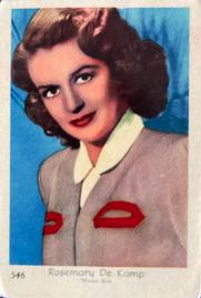 1955 Dutch Gum Set 8 (Numbered) #546 Rosemary DeCamp Front