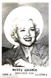 1950 Illustra Dutch Serie A #6 Betty Grable Front