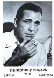 1950 Illustra Dutch Serie A #54 Humphrey Bogart Front