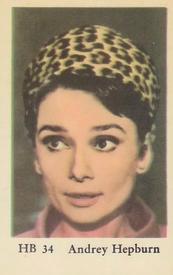 1965 Dutch Gum HB #HB34 Audrey Hepburn Front