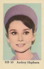 1965 Dutch Gum HB #HB55 Audrey Hepburn Front