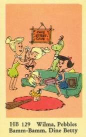 1965 Dutch Gum HB #HB129 Wilma Flintstone /  Pebbles Flintstone / Bamm-Bamm / Betty Rubble Front