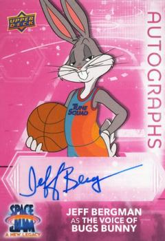2021 Upper Deck Space Jam: A New Legacy - Autographs Pink #PS-JB Jeff Bergman as Bugs Bunny Front