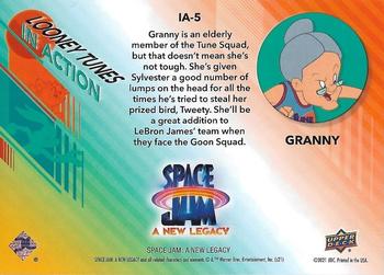 2021 Upper Deck Space Jam: A New Legacy - Looney Tunes In Action #IA-5 Granny Back