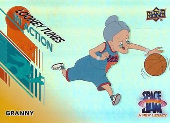 2021 Upper Deck Space Jam: A New Legacy - Looney Tunes In Action #IA-5 Granny Front