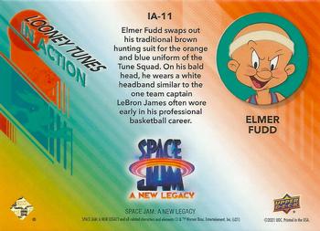 2021 Upper Deck Space Jam: A New Legacy - Looney Tunes In Action #IA-11 Elmer Fudd Back
