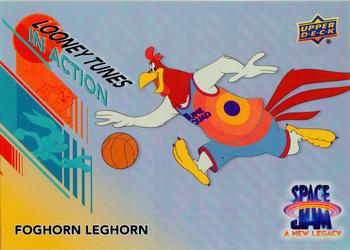 2021 Upper Deck Space Jam: A New Legacy - Looney Tunes In Action #IA-12 Foghorn Leghorn Front