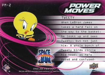 2021 Upper Deck Space Jam: A New Legacy - Power Moves #PM-2 Tweety Back