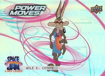 2021 Upper Deck Space Jam: A New Legacy - Power Moves #PM-14 Wile E. Coyote Front