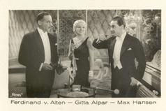 1933 Ramses Filmfotos #468 Ferdinand von Alten / Gitta Alper / Max Hansen Front