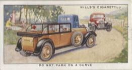 1934 Wills's Safety First #20 Do not Park On A Curve Front