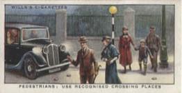 1934 Wills's Safety First #45 Pedestrians: Use Recognised Crossing Places Provided For Your Safety Front