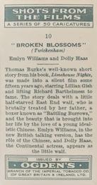 1936 Ogden's Shots From the Films #10 Emlyn Williams / Dolly Haas Back