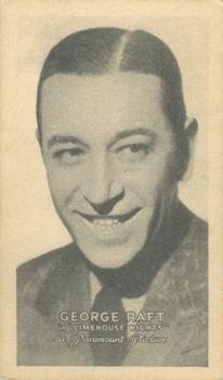 1934 Golden Grain Motion Picture Stars - T84 #NNO George Raft Front