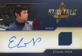 2020 Rittenhouse Star Trek: Discovery Season Two - Relics Autographs #NNO Ethan Peck Front