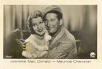 1930-39 Jasmatzi Ramses FilmFotos Serie 3 #441 Jeanette MacDonald / Maurice Chevalier Front