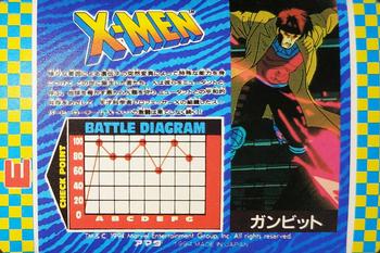 1994 JPP/Amada X-Men P.P ??? - Prism #NNO Gambit Back