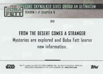 2022 Topps Now Star Wars: The Book of Boba Fett #30 Luke Skywalker Gives Grogu an Ultimatum Back