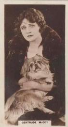 1926 Carreras Actresses and Their Pets #16 Gertrude McCoy Front