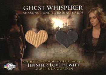 2010 Breygent Ghost Whisperer Seasons 3 & 4 - Costumes #G3&4-C7 Jennifer Love Hewitt Front