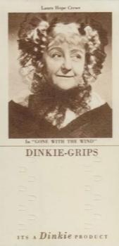 1948 Dinkie Gone With the Wind Series 5 #5 Laura Hope Crews Front