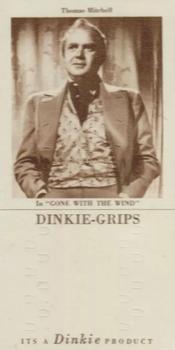 1948 Dinkie Gone With the Wind Series 5 #9 Thomas Mitchell Front