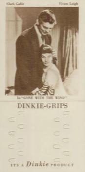 1948 Dinkie Gone With the Wind Series 5 #15 Clark Gable / Vivien Leigh Front